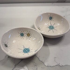 Franciscan Starbursts Berry Bowl set of 2 bowls